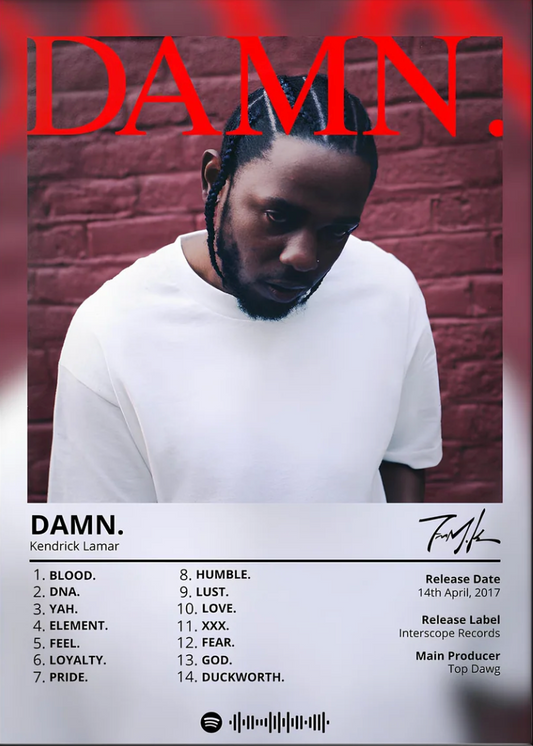 Kendrick Lamar - Damn Album cover