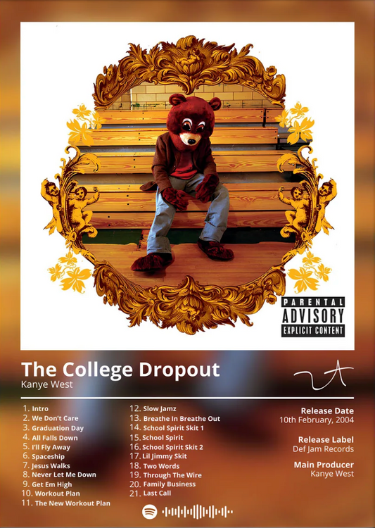 Kayne West - The College Dropout Album Cover