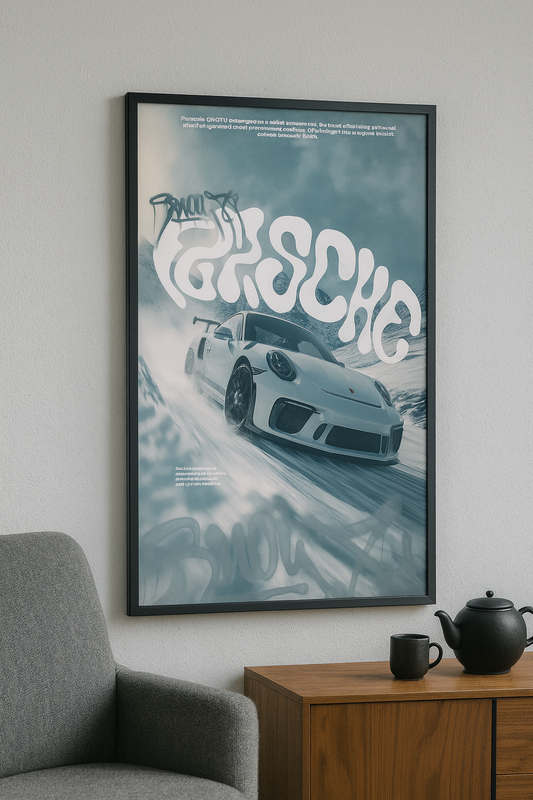 Snowy Porsche 911 GT3RS